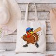 Turkey Baseball Thanksgiving Sports Humor Men Boy Kids Canvas Tote Bag