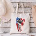 US Flag Baseball Player Batter Sport Lover Team Coach Family Canvas Tote Bag