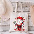 Valentine Baseball Drip Ice Cream Youth Boys Couples Canvas Tote Bag Valentine Baseball Drip Ice Cream Youth Boys Couples Canvas Tote Bag