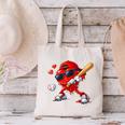 Valentine Baseball Heart Sports Love Valentines Day Boys Canvas Tote Bag