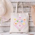 Valentine Heart Love Cute Baseball Softball Lover Sayings Canvas Tote Bag