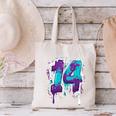 Vintage Baseball 14 Number Canvas Tote Bag Vintage Baseball 14 Number Canvas Tote Bag