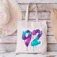 Vintage Baseball 92 Number Canvas Tote Bag Vintage Baseball 92 Number Canvas Tote Bag