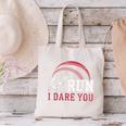 Vintage Humor Baseball Apparel Run I Dare You Canvas Tote Bag Vintage Humor Baseball Apparel Run I Dare You Canvas Tote Bag
