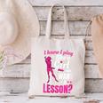 Women's Play Like A Girl Softball Baseball Girls Canvas Tote Bag