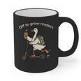 Off To Grow Reader Silly Goose School Librarian Book Lover Graphic Print Coffee Mug Off To Grow Reader Silly Goose School Librarian Book Lover Graphic Print Coffee Mug