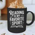 Reading Is My Favorite Sport Book Lover Graphic Print Coffee Mug Reading Is My Favorite Sport Book Lover Graphic Print Coffee Mug