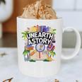 Unearth A Story Reading Book Summer Book Lover Graphic Print Coffee Mug