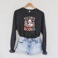 100 Days In The Books Goose Reading 100th Day Of School Raglan Sleeve Sweatshirt Dark Grey Heather 100 Days In The Books Goose Reading 100th Day Of School Raglan Sleeve Sweatshirt Dark Grey Heather