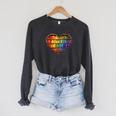 3D Bookshelf Raglan Sleeve Sweatshirt Dark Grey Heather