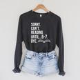 6 7 English Teacher 6-7 Sorry Cant Reading 67 Book Six Seven Raglan Sleeve Sweatshirt Dark Grey Heather 6 7 English Teacher 6-7 Sorry Cant Reading 67 Book Six Seven Raglan Sleeve Sweatshirt Dark Grey Heather