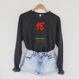 8th Birthday 18 Years Party People Guest List Guest Book Raglan Sleeve Sweatshirt Dark Grey Heather
