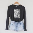 Apocalypse St John Devours The Book 1498 DüRer Angels Raglan Sleeve Sweatshirt Dark Grey Heather