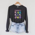 Axolotl Kawaii Readsolotl Of The World Axolotls Read Book Raglan Sleeve Sweatshirt Dark Grey Heather