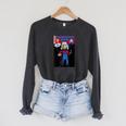 Backwoods Bob End Zone 2 Comic Book Raglan Sleeve Sweatshirt Dark Grey Heather