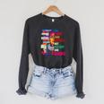 Ban Liars And Crooks Not History And Books Raglan Sleeve Sweatshirt Dark Grey Heather