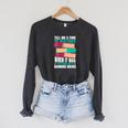 Banned Books Quote Raglan Sleeve Sweatshirt Dark Grey Heather