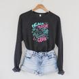 Beach Book Club Summer Book Lover Reading Summer Sayin Quote Raglan Sleeve Sweatshirt Dark Grey Heather