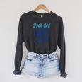 Beach Book Lover Women Girls Book Girl Summer Raglan Sleeve Sweatshirt Dark Grey Heather