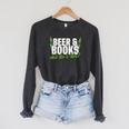 Beer & Books What Else Is There T-Shirt Raglan Sleeve Sweatshirt Dark Grey Heather Beer & Books What Else Is There T-Shirt Raglan Sleeve Sweatshirt Dark Grey Heather