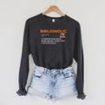 Biblioholic Definition Reading Nerd Book Lovers Geek Raglan Sleeve Sweatshirt Dark Grey Heather