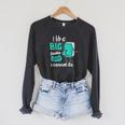 I Like Big Books And I Cannot Lie Reading Books Raglan Sleeve Sweatshirt Dark Grey Heather