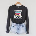 I Like Big Books And I Cannot Lie Reading Reader Bookworm Raglan Sleeve Sweatshirt Dark Grey Heather I Like Big Books And I Cannot Lie Reading Reader Bookworm Raglan Sleeve Sweatshirt Dark Grey Heather