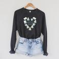 Big Winter Mood Book Lover's Raglan Sleeve Sweatshirt Dark Grey Heather