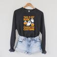 This Is My Book Character Costume Halloween Costume Raglan Sleeve Sweatshirt Dark Grey Heather