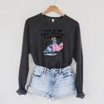This Is My Book Character Costume Pigeon Kids Reading Raglan Sleeve Sweatshirt Dark Grey Heather