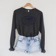 Book Club Oval Logo Raglan Sleeve Sweatshirt Dark Grey Heather