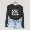 Book Club Squad Reading Group And Wine Drinking Party Premium Tri-Blend Raglan Sleeve Sweatshirt Dark Grey Heather Book Club Squad Reading Group And Wine Drinking Party Premium Tri-Blend Raglan Sleeve Sweatshirt Dark Grey Heather