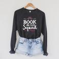 Book Club Squad Reading Group And Wine Drinking Party Raglan Sleeve Sweatshirt Dark Grey Heather Book Club Squad Reading Group And Wine Drinking Party Raglan Sleeve Sweatshirt Dark Grey Heather