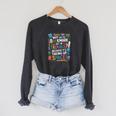 Book Costumes Outfit Idea For Kids Reading Books Themed Raglan Sleeve Sweatshirt Dark Grey Heather