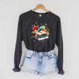 Book Flowers And Butterfly Beautiful Reading Reader Raglan Sleeve Sweatshirt Dark Grey Heather