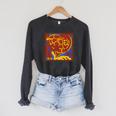 Book Of Kells Celtic Knot Medieval Bird Premium Tri-Blend Raglan Sleeve Sweatshirt Dark Grey Heather