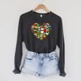 Book Lover Librarian Books Heart Valentine Raglan Sleeve Sweatshirt Dark Grey Heather Book Lover Librarian Books Heart Valentine Raglan Sleeve Sweatshirt Dark Grey Heather