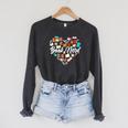 Book Lover Book Nerd Bookworm Bookish Librarian Raglan Sleeve Sweatshirt Dark Grey Heather