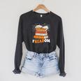 Book Lover Reading Hobby Fan Passion Geek Nerd Wizard Job Raglan Sleeve Sweatshirt Dark Grey Heather