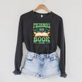 Book And Pajama Pajamas On Book Open Raglan Sleeve Sweatshirt Dark Grey Heather Book And Pajama Pajamas On Book Open Raglan Sleeve Sweatshirt Dark Grey Heather