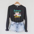 Book Reading Bookmarks Are For Quitters Raglan Sleeve Sweatshirt Dark Grey Heather