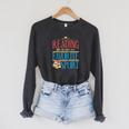 Book Reading Reading Is My Favorite Sport Raglan Baseball Tee Raglan Sleeve Sweatshirt Dark Grey Heather