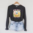 Book Reading Lover Easter Bookish Every Bunny Loves To Read Raglan Sleeve Sweatshirt Dark Grey Heather