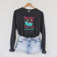 Book Reading Reading Takes You Everywhere Raglan Sleeve Sweatshirt Dark Grey Heather