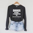 Book Restoration Raglan Sleeve Sweatshirt Dark Grey Heather