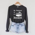 My Weekend Is All Booked Book Lover & Reading Raglan Sleeve Sweatshirt Dark Grey Heather My Weekend Is All Booked Book Lover & Reading Raglan Sleeve Sweatshirt Dark Grey Heather