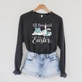 All Booked For Easter Librarian Core Book Reader Author Raglan Sleeve Sweatshirt Dark Grey Heather All Booked For Easter Librarian Core Book Reader Author Raglan Sleeve Sweatshirt Dark Grey Heather