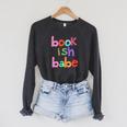 Bookish Babe Book Lovers Women Woman Loves To Read Reading Raglan Sleeve Sweatshirt Dark Grey Heather Bookish Babe Book Lovers Women Woman Loves To Read Reading Raglan Sleeve Sweatshirt Dark Grey Heather