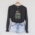 Bookish Fictional Character Book Lover Raglan Sleeve Sweatshirt Dark Grey Heather