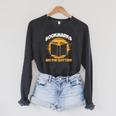 Bookmarks Are For Quitters Book Nerd Reding Raglan Sleeve Sweatshirt Dark Grey Heather